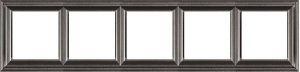 JUNG Eco Profi DECO Рамка 5 постов антрацит