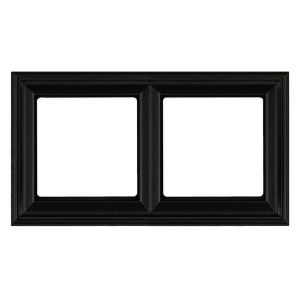 JUNG Eco Profi DECO Рамка 2 поста черный матовый
