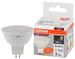 ЛСД (LED) MR-16 220v 7w 4000 Osram