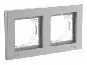 AtlasDesign Aqua Алюминий Рамка 2-ая IP44
