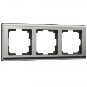 Werkel Metallic рамка 3-я глянц.никель
