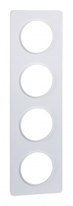 ODACE Рамка 4-ая Белая  Schneider Electric
