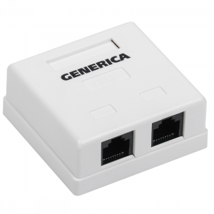 Компьютерная розетка -2*RJ-45 CAT5e SUPRLAN