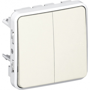 Legrand Plexo IP55 переключатель 2-ой белый