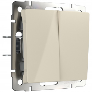 Werkel Выкл. 2кл. проходной cлон. к. WL03-SW-2G-2W