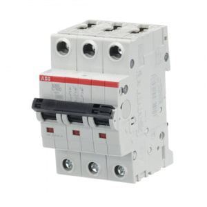 Автоматический  выключатель  ABB 3P C100А 6kA S203 