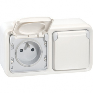 Legrand Plexo коробка 2 пост белая