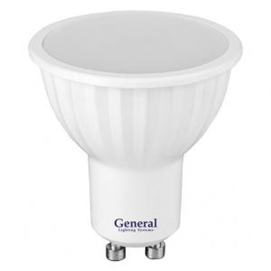 ЛАМПА СВЕТОДИОДНАЯ 7W  230V GU10 4500K  GLDEN – GENERAL