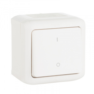 Quteo IP44 бел Выкл двухполюс
