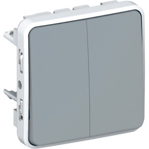 Legrand Plexo переключатель 2кл