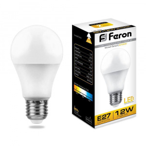 ЛСД (LED) A60 E27 12w 2700  LB-93 Feron