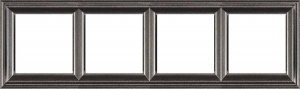 JUNG Eco Profi DECO Рамка 4 поста антрацит