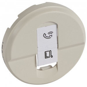 Celiane Лицевая панель для розетки RJ45, слоновая кость Legrand