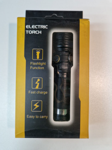 Фонарик аккумуляторный "ELECTRIC TORCH" с уф  (531)