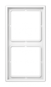 JUNG LS 990 Рамка 2 поста белая