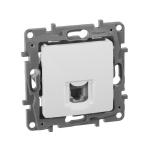 Legrand Etika Бел Розетка TF (RJ11)